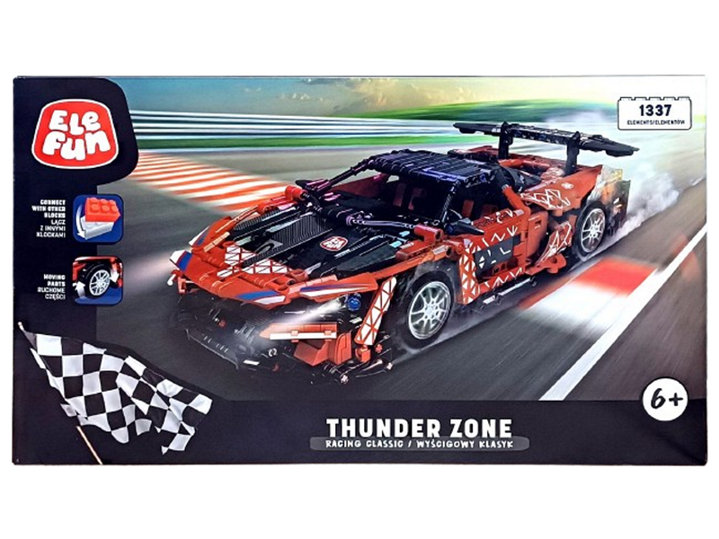 Klocki Elefun Thunder Zone Wyścigowy klasyk C0923 zdjęcie 3