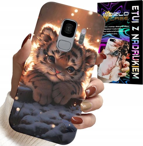 ETUI DO SAMSUNG GALAXY S9 - Z NADRUKIEM SŁODKI TYGRYSEK OBUDOWA CASE na Arena.pl
