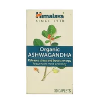 Preparat ziołowy Organiczna Ashwagandha Organic Himalaya 30 kapsułek