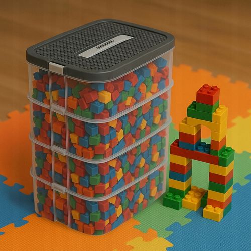 pudełko na klocki- 4 poziomy 29l kruzzel 25758 na Arena.pl