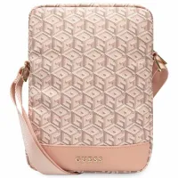 Torba Guess GCube Stripes na tablet 10" - różowa