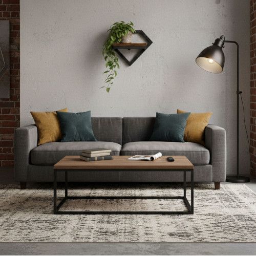 KWIECIŃK ŚCIENNY MODERNHOME INDUSTRIALNY STALOWY NA 10KG zdjęcie 8