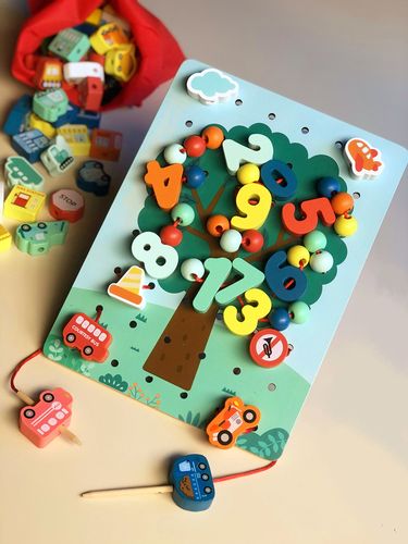 klocki cyferki drzewo jhtoy-988 na Arena.pl