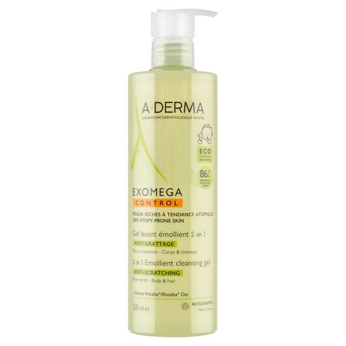 A-DERMA Exomega Control Żel Emolient 2w1 Pod Prysznic 500ml na Arena.pl