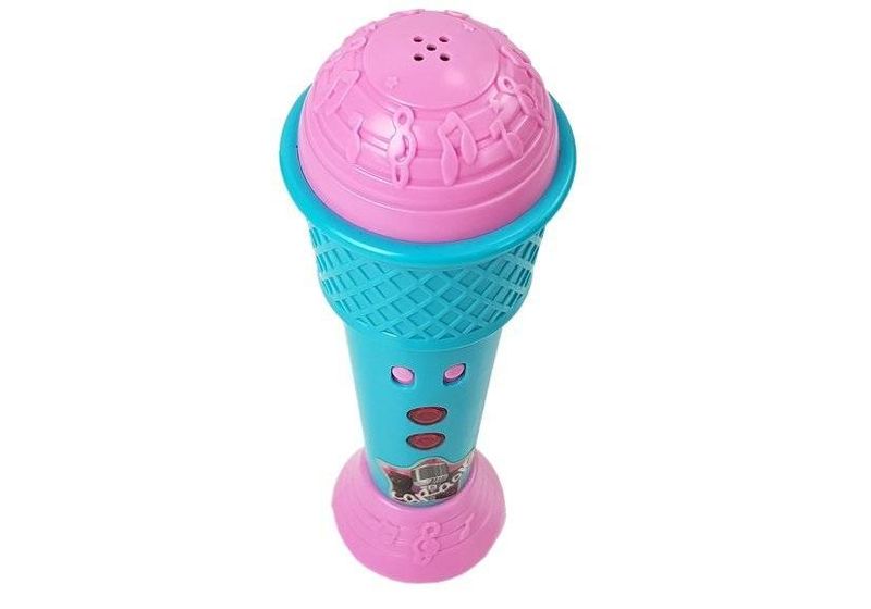 Mikrofon Dziecięcy Karaoke Niebieski zdjęcie 4