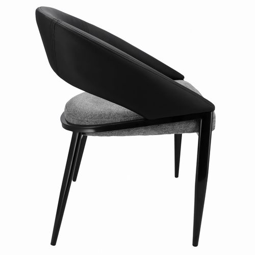 krzesło bergamo czarno-szare na Arena.pl