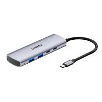 Unitek Hub 4w1 USB-C 10 Gbps, 2x USB-A i 2x USB-C H1112DGY01