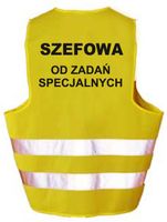 Kamizelka odblaskowa SZEFOWA DO ZADAŃ SPECJALNYCH