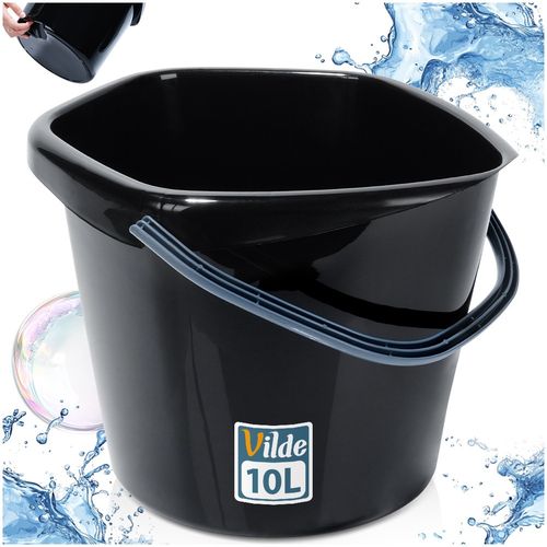 Wiadro plastikowe czarne 10 l na Arena.pl