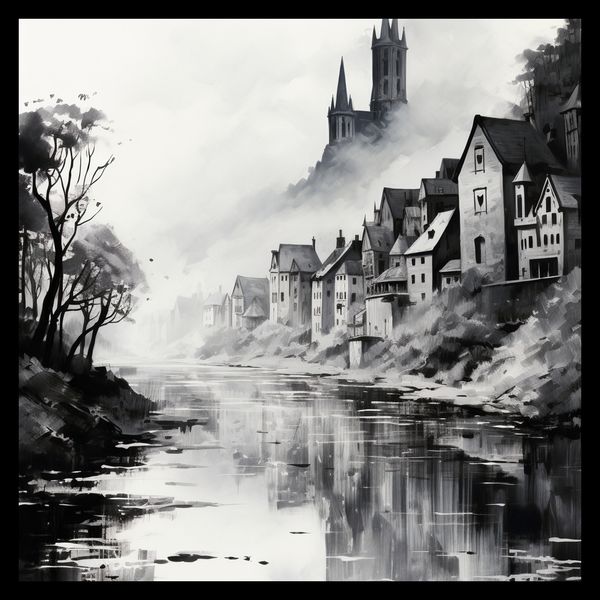 Plakat 30x30cm Mglisty Refleks zdjęcie 2