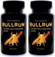 ZESTAW BULLRUN NA SILNĄ POTENCJĘ EREKECJĘ LIBIDO i POWIĘKSZENIE 30kaps x2