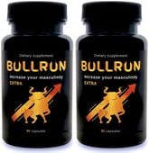 ZESTAW BULLRUN NA SILNĄ POTENCJĘ EREKECJĘ LIBIDO i POWIĘKSZENIE 30kaps x2