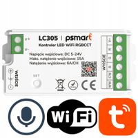 Sterownik Kontroler Taśmy LED RGBCCT 5-24V 15A WiFi TUYA Seria PX PSMART