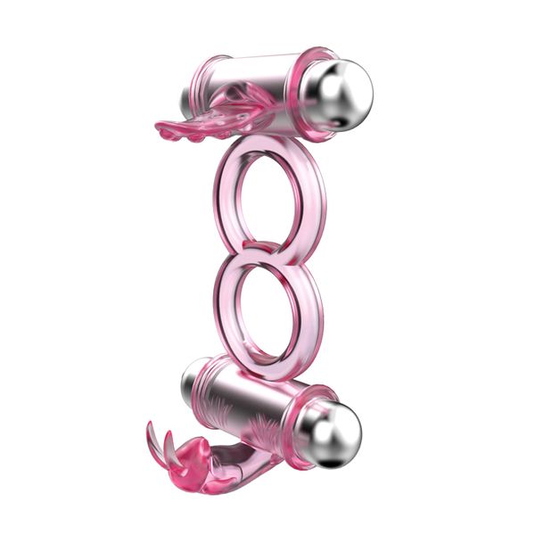 BAILE   BUNNY SNUGGLES COCK CLIT RING, 10 vibration functions zdjęcie 2