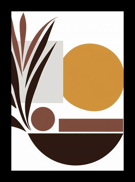 Plakat 21x29,7cm Stylizacja Roślin zdjęcie 2