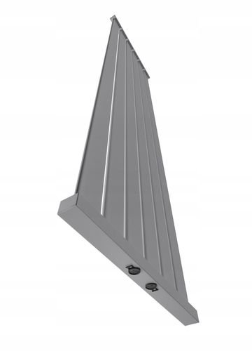 Grzejnik dekoracyjny LOTUS 100x30 SZARY STRUKTURA na Arena.pl