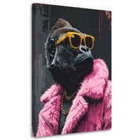 Obraz do salonu biura pokoju młodzieżowego, Goryl w