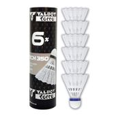 Lotki do badmintona TALBOT TORRO Tech 350 Medium 6 szt - białe