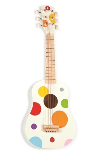 DUŻA drewniana GITARA instrument Confetti JANOD na Arena.pl