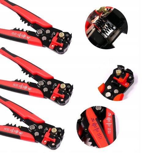 ŚCIĄGACZ IZOLACJI AUTOMATYCZNE SZCZYPCE KABLI PRZEWODÓW ZACISKARKA 3W1 na Arena.pl