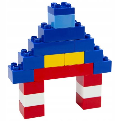 KLOCKI KONSTRUKCYJNE UNICO POJEMNIK Z PŁYTKĄ 120 ELEMENTÓW KOMPATYBILNE na Arena.pl