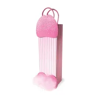 little genie - torba prezentowa z cekinami, wysoka, ozdobna