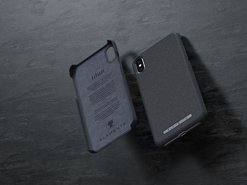 Materiałowe etui iPhone Xs Max (Mid Grey) na Arena.pl