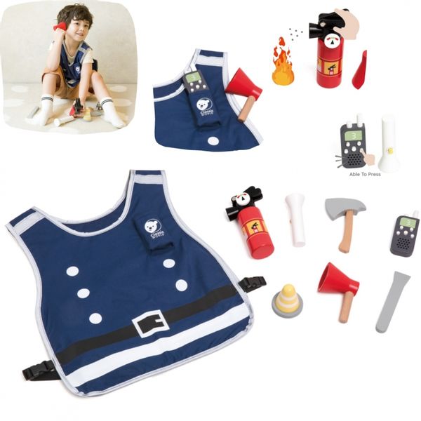 CLASSIC WORLD Little Firefighter Set Costume Tools 8 pcs. zdjęcie 1