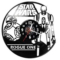 Zegar ścienny z płyty winylowej Star Wars 68.14