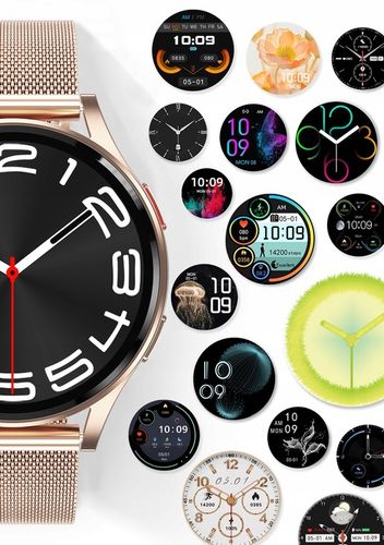 SMARTWATCH DAMSKI AMOLED KARDIOWATCH POMIAR EKG HRV CIŚNIENIE ROZMOWY SMS na Arena.pl