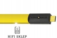 KABEL USB 3.1 PRZEWÓD USB C - TYP C WIREWORLD CHROMA 8 (C31C) ŻÓŁTY 1m