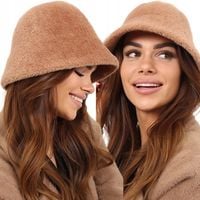 KAPELUSZ CZAPKA ALPAKA JESIENNY DAMSKI KOBIECY MODN ZIMOWY CIEPŁY KOL 2435