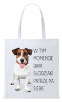 Dla Chłopaka Męża Prezent Torba Eco Biała Shopper Z Nadrukiem Ze Zdjęciem
