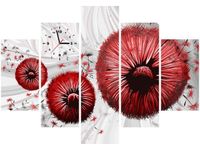 105CM 150CM ZEGAR 5 ELEM CZERWONE DMUCHAWCE 2 DRUK OBRAZ