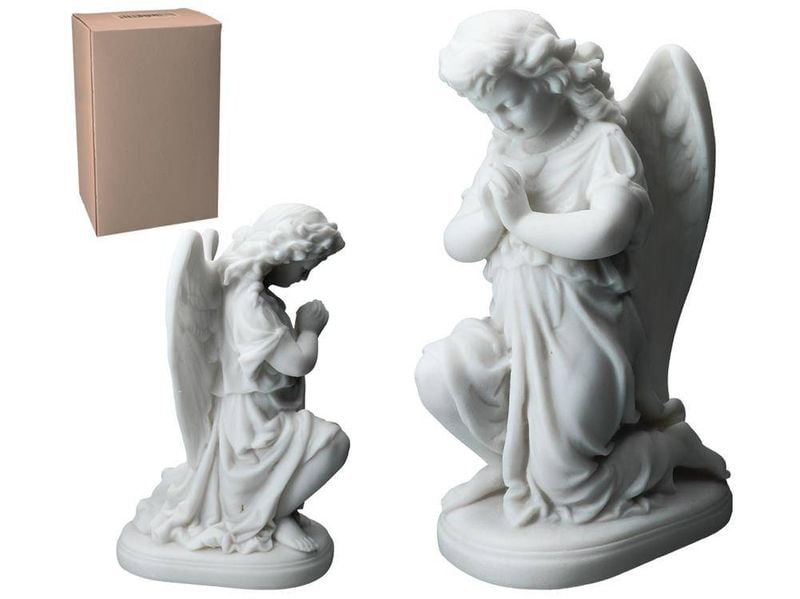 Anioł - alabaster grecki Biały zdjęcie 1