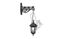 KINKIET ZE ZWISEM H1 Z KLOSZEM ŻELIWNYM STYLOWYM ŻELIWNA LAMPA OGRODOWA RETRO ELEGANCKA DO OGRODU ZEWNĘTRZNA