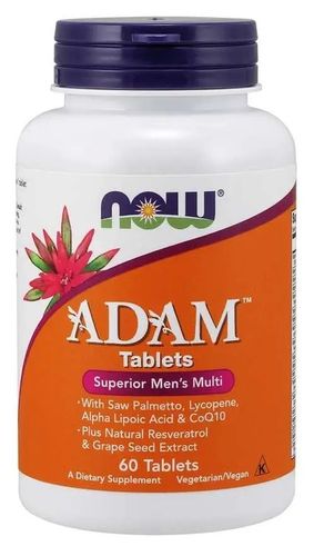 NOW FOODS USA ADAM 60T MULTIWITAMINA WITAMINY MINERAŁY na Arena.pl