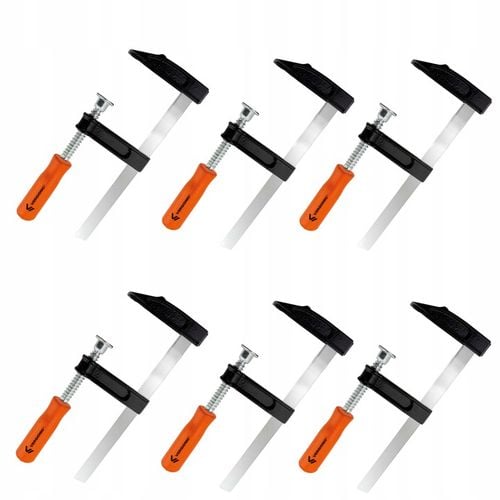 Ścisk stolarski śrubowy zacisk Typ F 150 mm na Arena.pl