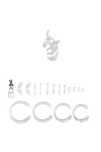 model 25   chastity cage   3.5 / 9 cm   transparent na Arena.pl