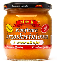 MK KONFITURA BRZOSKWINIOWA 420G Z SOKIEM Z MARAKUI