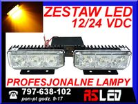 zestaw stroboskopowy 2 Lampa LED mocy 11 cm + sterownik Kogut 12v