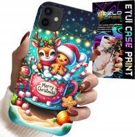 ETUI DO IPHONE 12 MINI - RENIFER Z PIERNIKIEM MERRY CHRISTMAS