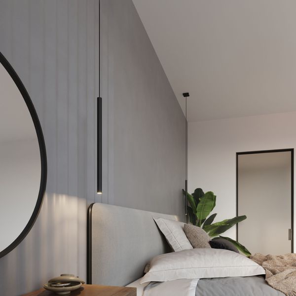 Lampa wisząca PASTELO 5 czarna zdjęcie 8