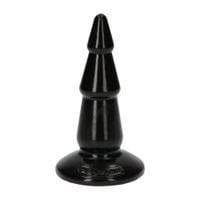 zatyczka analna korek plug czarny silikonowy 13 cm