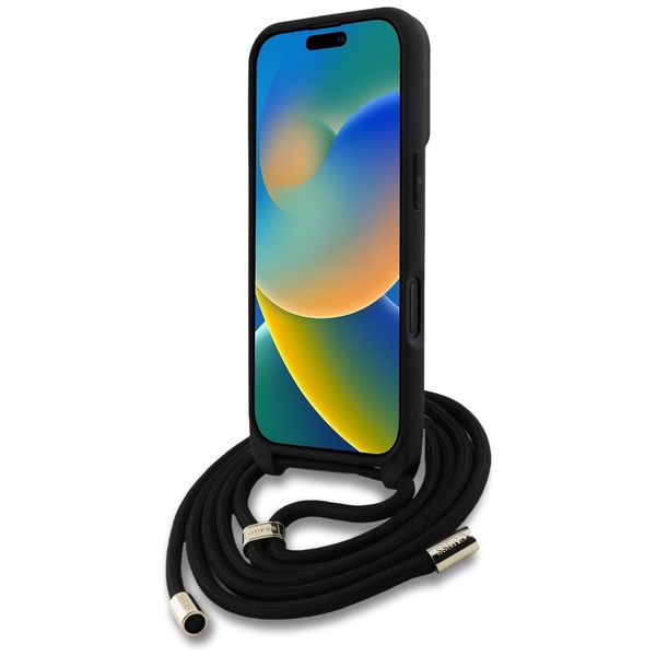 Etui Guess do iPhone 16, Czarny zdjęcie 4