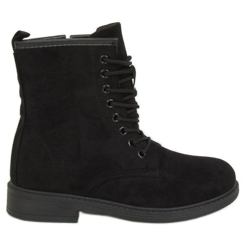 Botki workery sznurowane czarne E2002 r.38 na Arena.pl