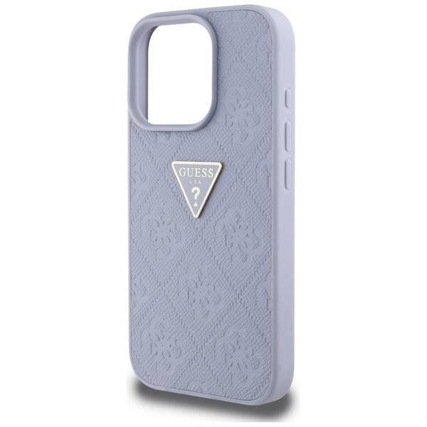 Etui Guess Hot Stamp 4G Pattern Triangle Metal Logo do iPhone 16 Pro Max zdjęcie 6