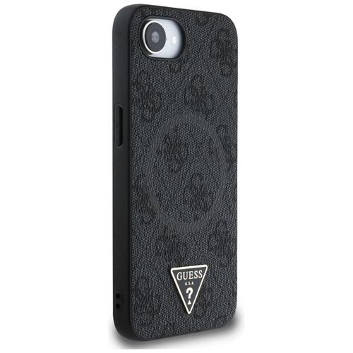 Guess 4G Ring Triangle Logo MagSafe - Etui do iPhone 16e (czarny) na Arena.pl
