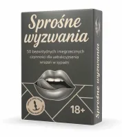 sprośne wyzwania gra dla par 50 zadań planszowa 18+ prezent