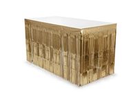 Kurtyna dekoracja na brzeg stołu frędzle skirting, matowy złoty